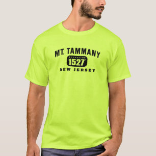 Camiseta Mt. Tammany - verde da segurança