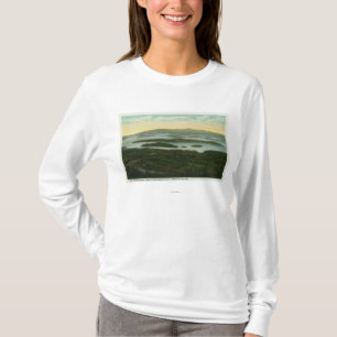 Camiseta Mt. Vista aérea principal da ilha do cascavel,