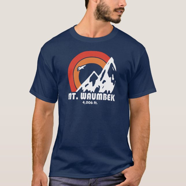 Camiseta Mt. Waumbek New Hampshire Sun Eagle (Frente)