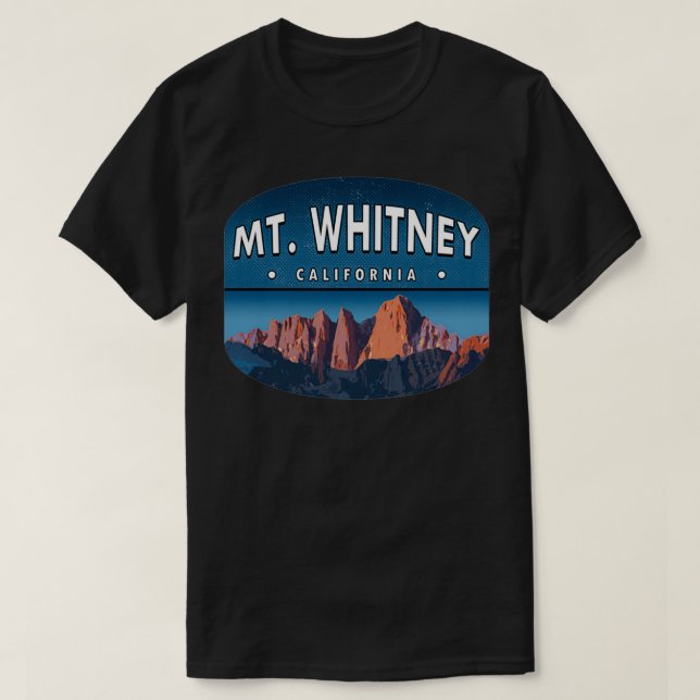 Camiseta Mt Whitney Classic (Frente do Design)