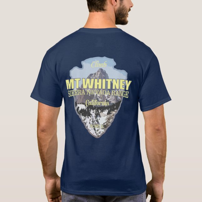 Camiseta Mt Whitney (seta) (Verso)