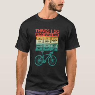 Camiseta Mtb - Coisas De Descida De Bike Montanha Que Eu Fa