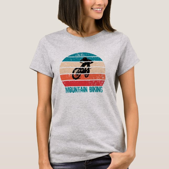 Camiseta MTB de bicicleta de montanha (Frente)