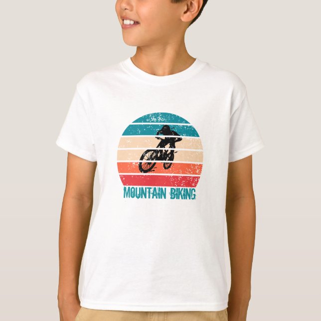 Camiseta MTB de bicicleta de montanha (Frente)