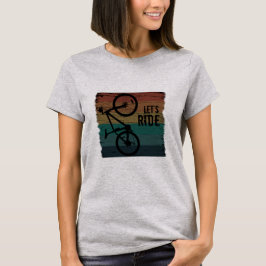 Camiseta MTB Downhill - Ciclismo de Montanha Vintage