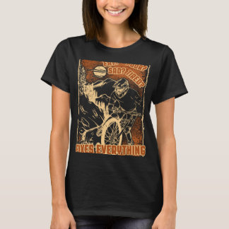 Camiseta MTB e ciclista de Descida triste e pobre em gordur