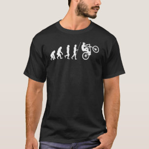 Camiseta Mtb Evolution Bike Mountain Bicycle Human Evolutit