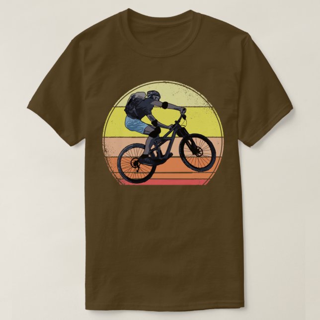 Camiseta MTB Mountain Biking Descida (Frente do Design)