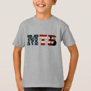 Camiseta mtb norte-americano aflige a bandeira dos eua