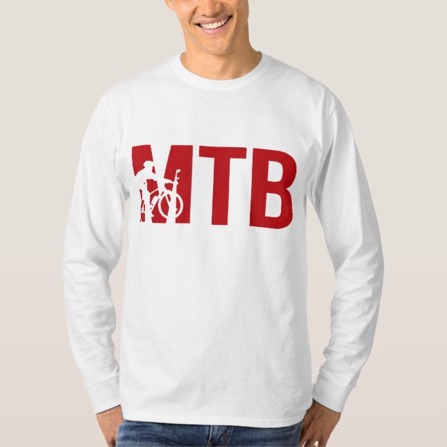 Camiseta MTB para Descidas de ciclismo e ventiladores de bi (Frente)