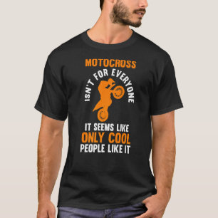 Camiseta mtocross não é para todos que ele vê motocross