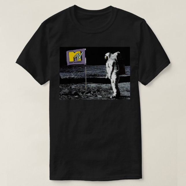 Camiseta MTV Astronauta Moon (Frente do Design)