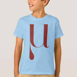 Camiseta MU grande: Jeanne Moderno Lettres