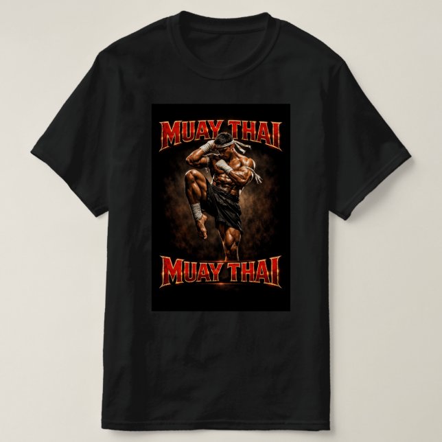 Camiseta Muay Thai (Frente do Design)