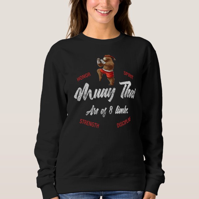 Camiseta Muay Thai Bear Thai Boxing (Frente)