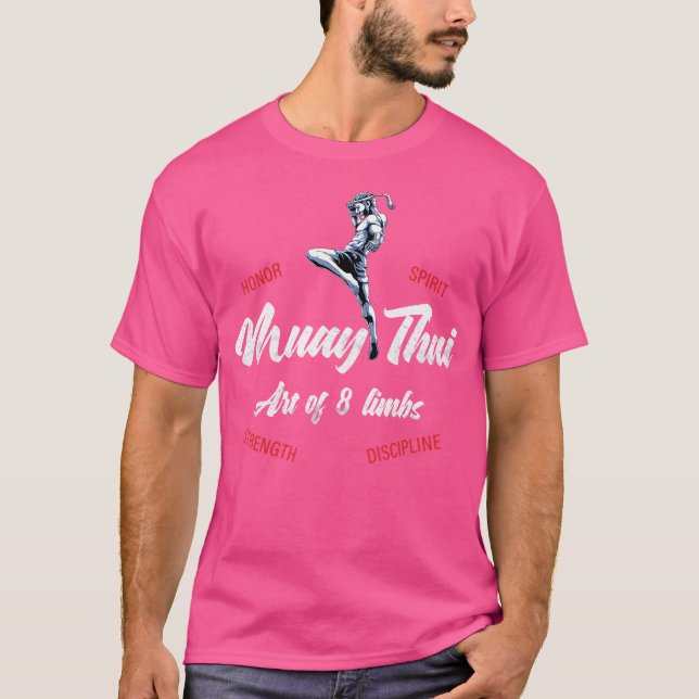 Camiseta Muay Thai Boxing E Kickboxing (Frente)