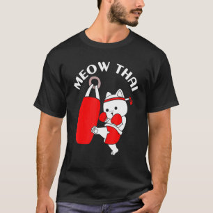 Camiseta Muay Thai Cat Meow Tailandês