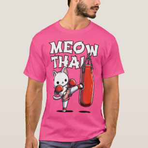 Camiseta Muay Thai Cat Meow Tailandês Boxing For Youth Muay