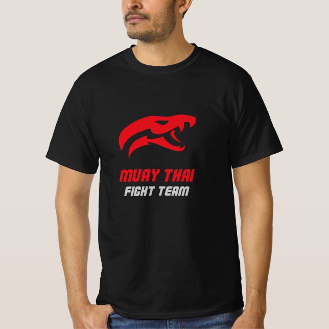 Camiseta Muay Thai Cobra Fight Team (Frente)