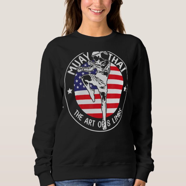 Camiseta Muay Thai De 8 Membros (Frente)