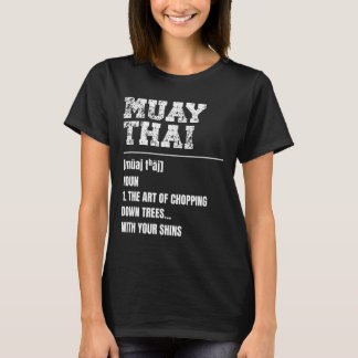Camiseta Muay Thai Definition Martial Arts Thai Boxin Mart