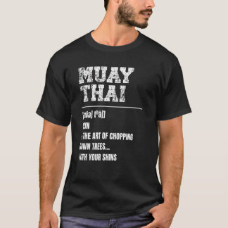 Camiseta Muay Thai Definition Martial Arts Thai Boxin Mart