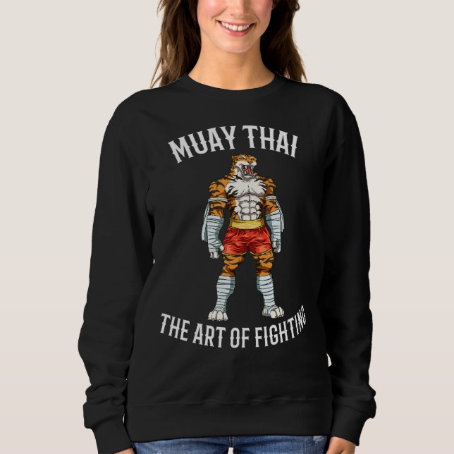 Camiseta Muay Thai E Thai Boxer Forte Tigre (Frente)