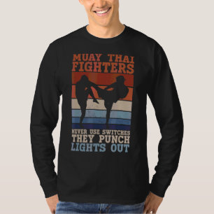 Camiseta Muay Thai Fighters Nunca Usa Switches Que Pescam L