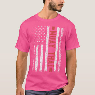 Camiseta Muay Thai Flag 4 De Julho