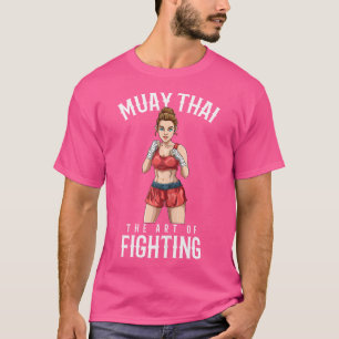 Camiseta Muay Thai Girl Thai Boxing E Kickboxing