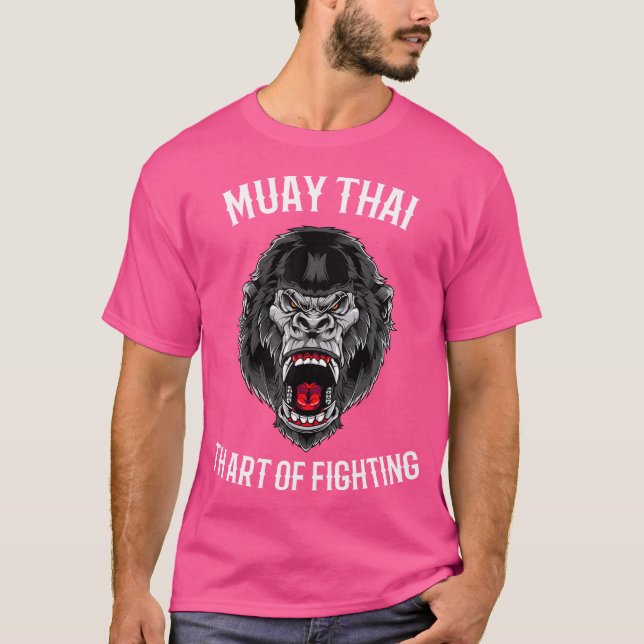 Camiseta Muay Thai Gorilla Thai Boxing E Kickboxing (Frente)