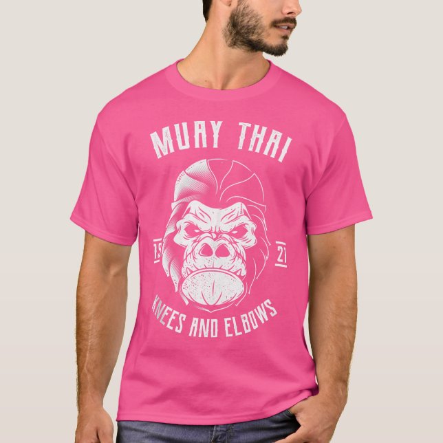 Camiseta Muay Thai Gorilla Thai Boxing E Kickboxing (Frente)