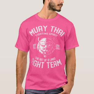 Camiseta Muay Thai Grizzly Fight Team Nak Muay Kickboxing
