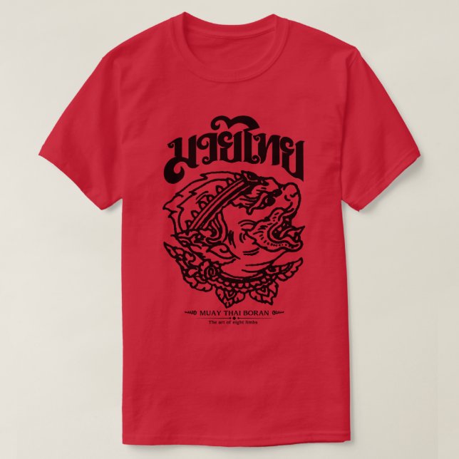 Camiseta Muay Thai Hanuman (Frente do Design)