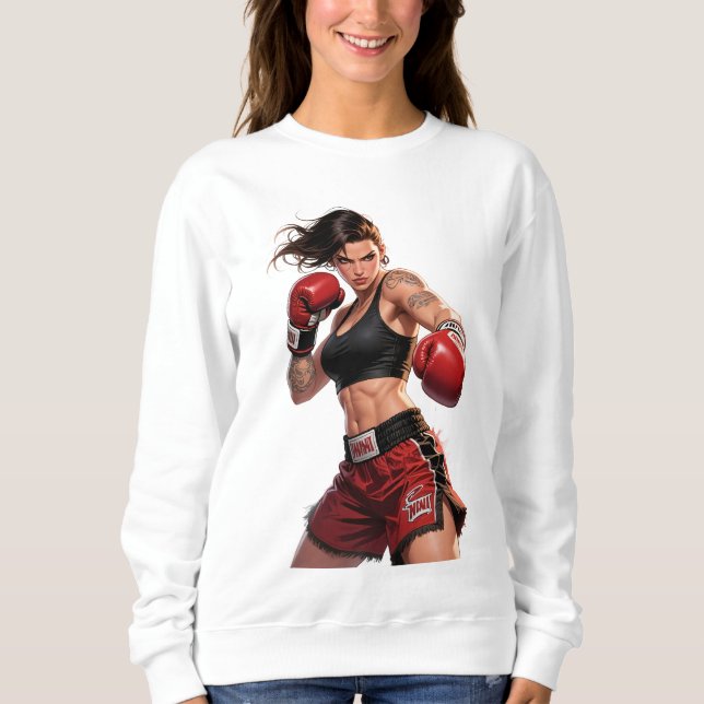 Camiseta Muay Thai Kickboxing Martial Arts (Frente)