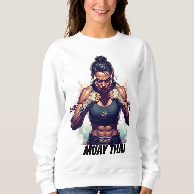 Camiseta Muay Thai Kickboxing Martial Arts (Frente)