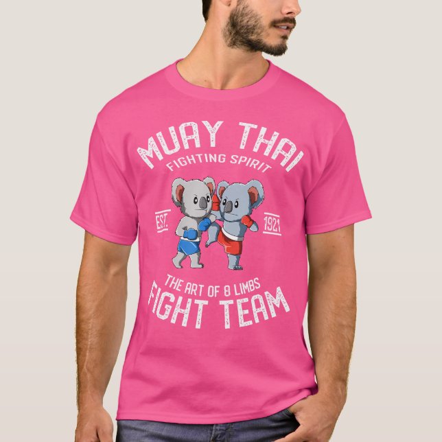 Camiseta Muay Thai Koala Thai Boxing E Kickboxing (Frente)