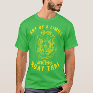 Camiseta Muay Thai Mens MMA Tiger Street luta Muay Thai Ki
