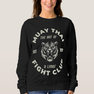 Camiseta Muay Thai MMA Luta Tatuagem Tigre Arte de 8 Membro