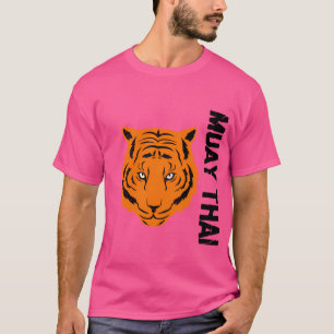 Camiseta Muay Thai Muaythai Fúria Tiger Face Mma Design