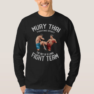 Camiseta Muay Thai O De 8 Membros Da Equipe Tailandesa De L