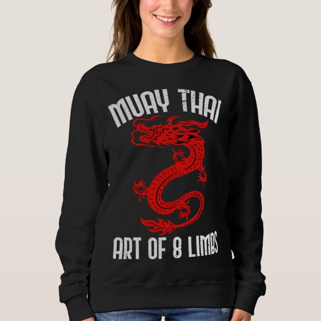 Camiseta Muay Thai Of 8 Limbs Muay Thai Quotes (Frente)