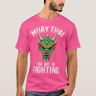 Camiseta Muay Thai Oni Mask Thai Boxing E Kickboxing