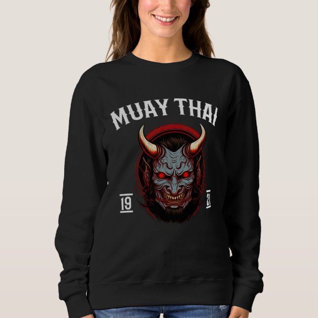 Camiseta Muay Thai Oni Warrior Fight Team  3 (Frente)