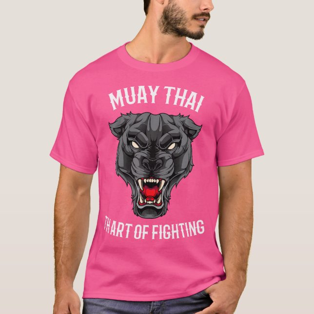 Camiseta Muay Thai Panther Thai Boxing E Kickboxing (Frente)