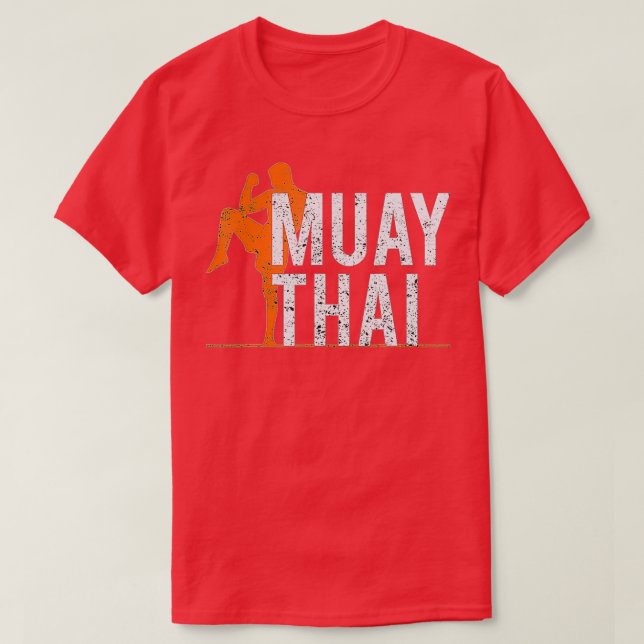 Camiseta Muay Thai Para Homens Crianças Combatendo Kickboxe (Frente do Design)