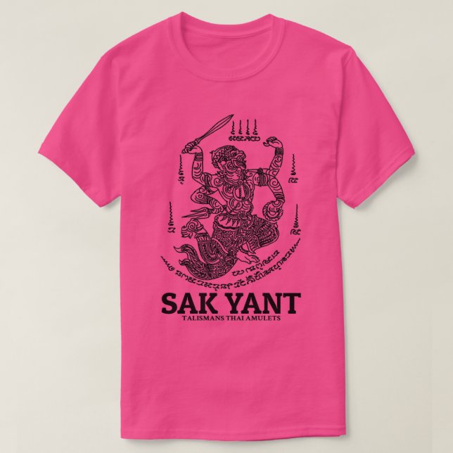 Camiseta Muay Thai Sak Yant Monkey 12 (Frente do Design)