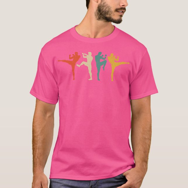 Camiseta Muay Thai Silhouettes Muay Thai Fighter (Frente)