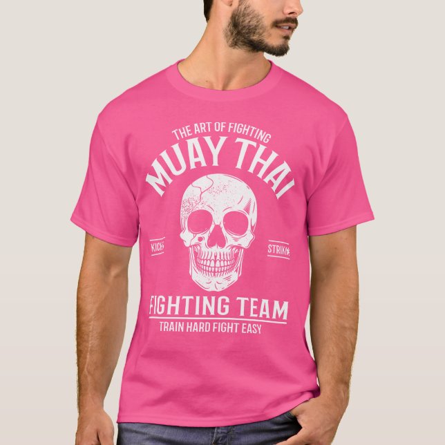 Camiseta Muay Thai Skull Fighting Team (Frente)