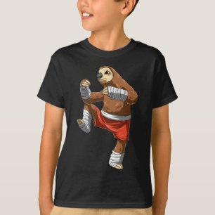 Camiseta Muay Thai Sloth - Boxe Tailandesa e Kickboxing 
